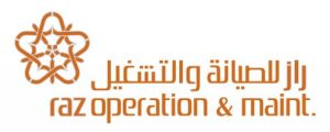 شعار شركة راز للصيانة والتشغيل